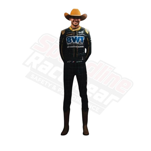 2024 Esteban Ocon Alpine Austin GP F1 Race Suit – Limited Edition