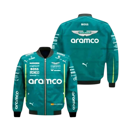 2025 Lance Stroll F1 Vintage Racing Motorsport Jacket