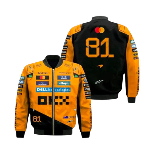 2025 Oscar Piastri McLaren F1 Vintage Racing Jacket