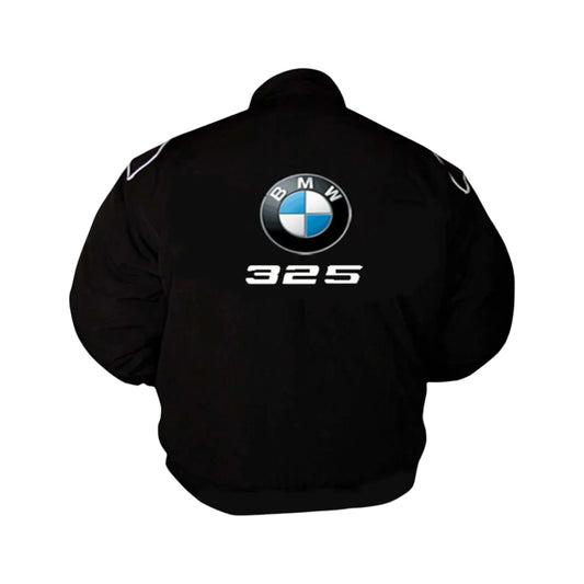 BMW 325 Vintage Racing Jacket Black Motorsport Style