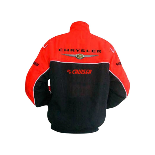 Chrysler PT Cruiser Black Red Retro Racing Jacket