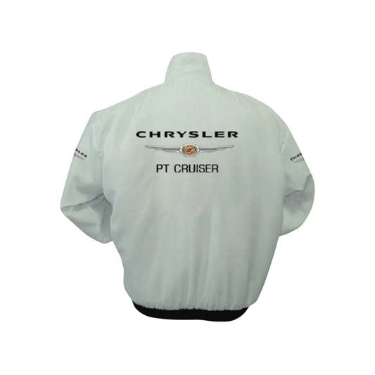 Chrysler PT Cruiser Vintage Racing Jacket White – Retro Motorsport Style