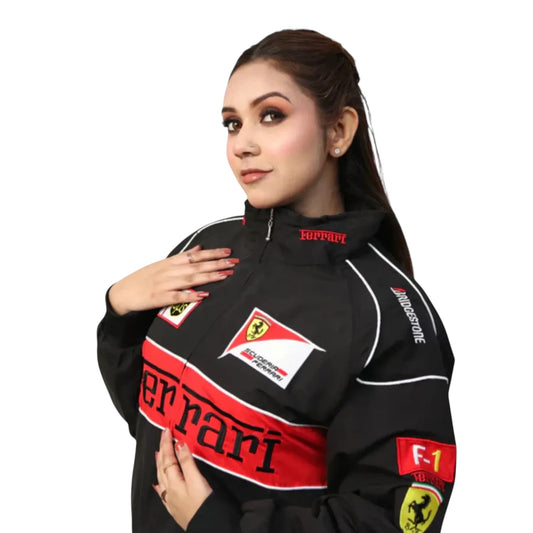 Ferrari F1 Scuderia Racing Vintage Jacket Black Edition