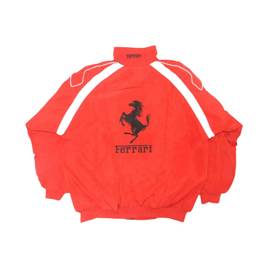 Ferrari Vodafone F1 Vintage Racing Jacket Red Black