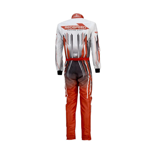 Go-kart race suit Redspeed OMP 2019 back view