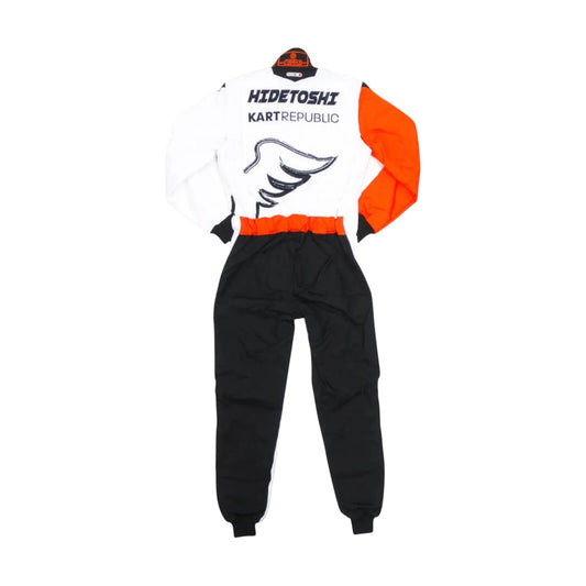 Kart Republic team karting racing suit back view