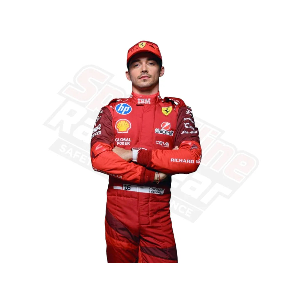 Las Vegas GP 2025 Charles Leclerc race suit full display