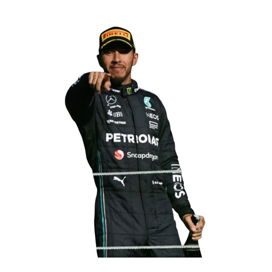 Lewis Hamilton Mercedes-AMG Petronas F1 race suit front view