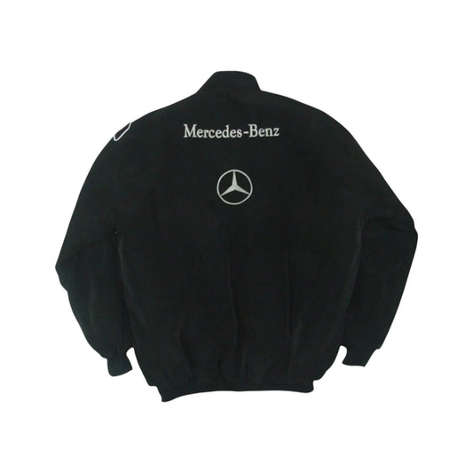 Mercedes Mobil 1 Vintage Racing Jacket Black Motorsport