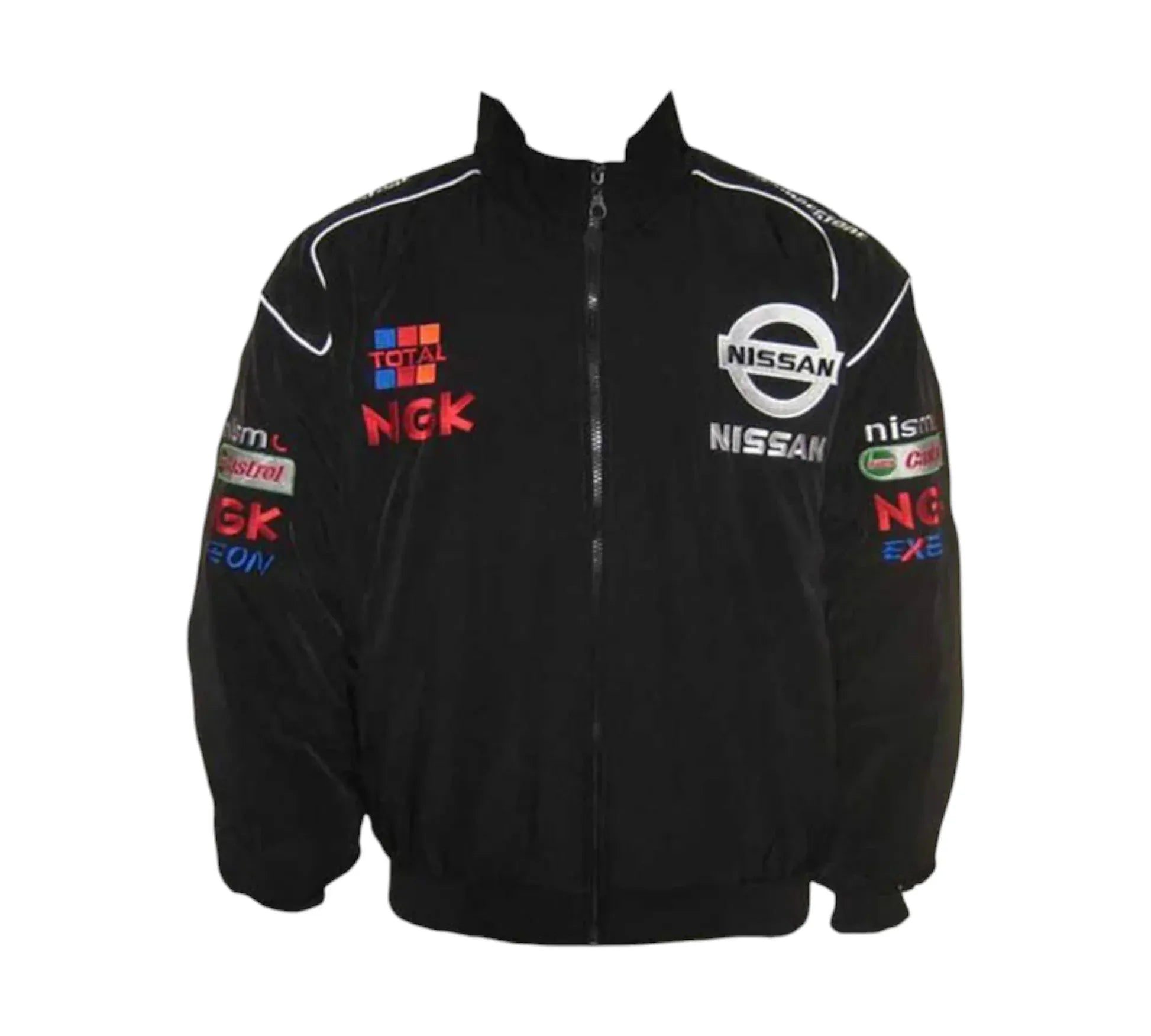 Nissan Total NGK Racing Vintage Jacket Black | SpeedLine