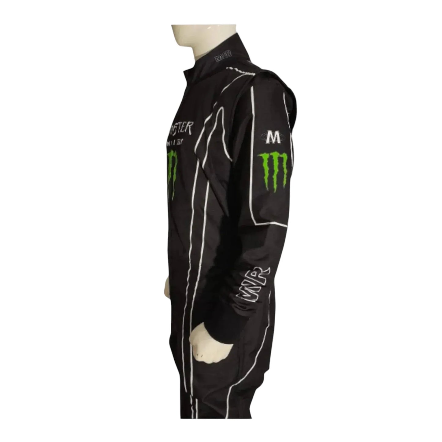 Professional karting suit display