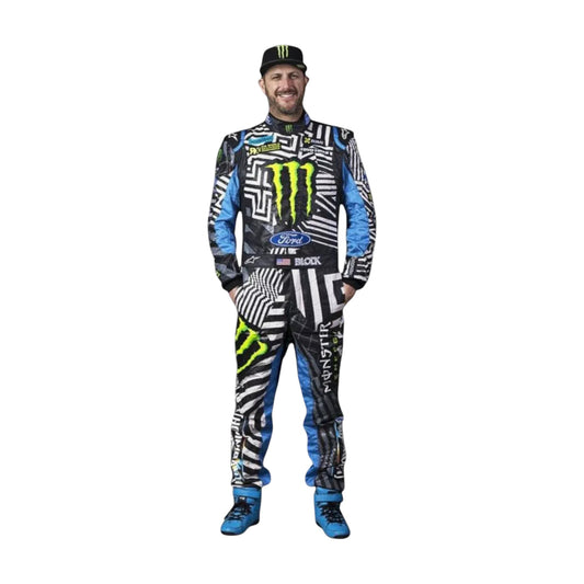 Sublimation printed go kart racing suit detail