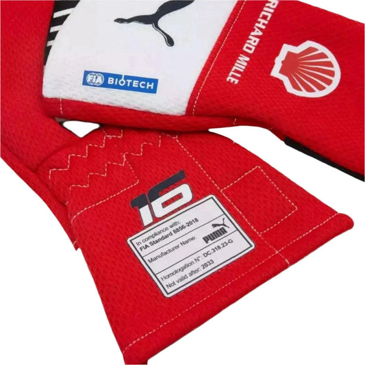 Charles Leclerc Scuderia Ferrari F1 PRO Gloves — Joshua Vides Edition
