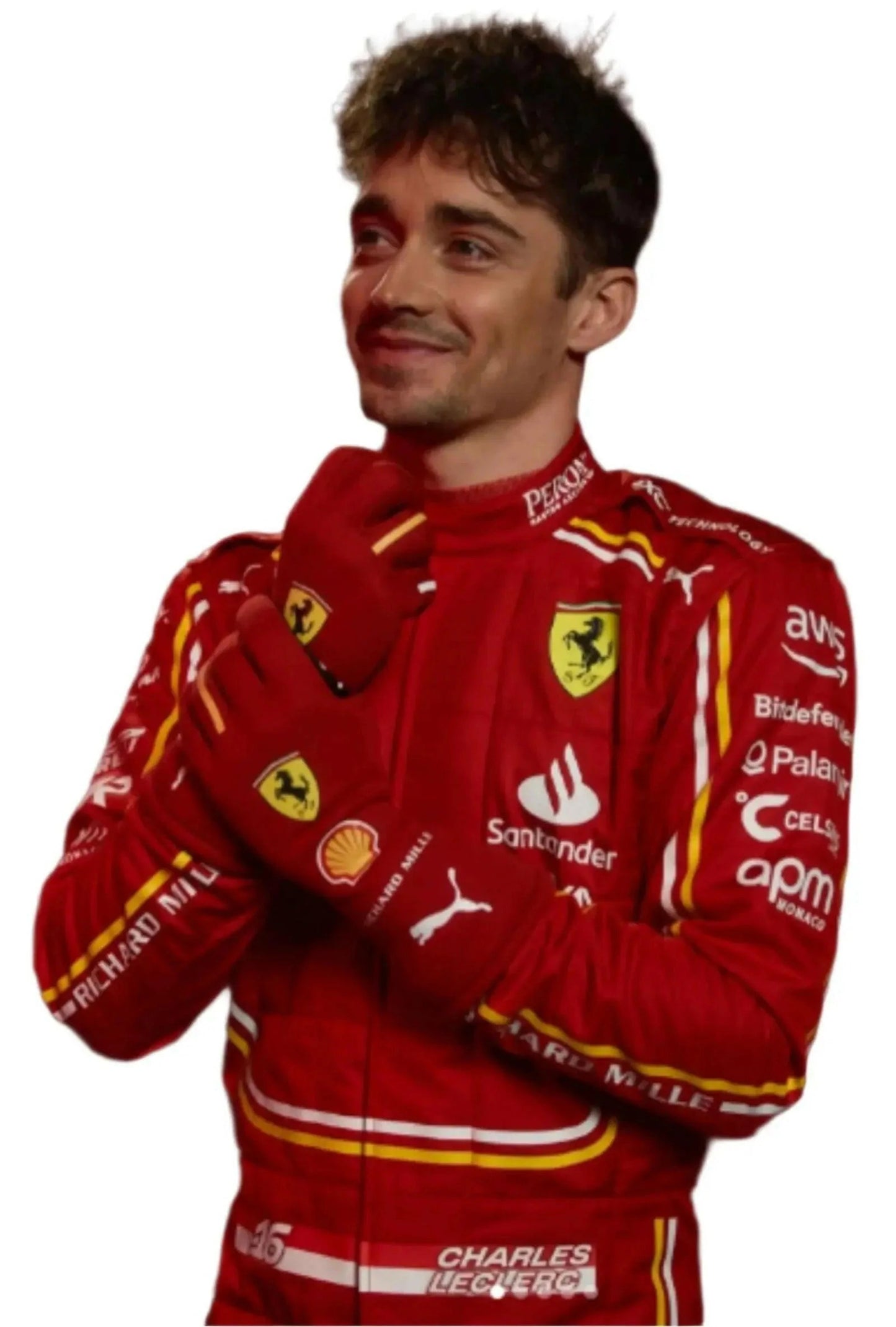 2024 Charles Leclerc Scuderia Ferrari F1 Race Suit