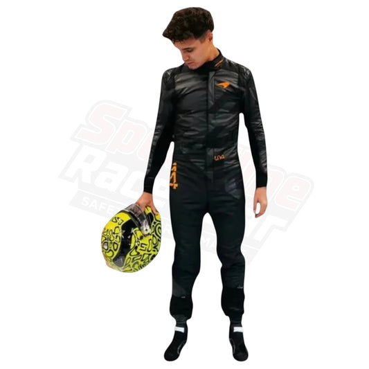 Lando Norris 2025 McLaren F1 Team Racing Suit – Front View01