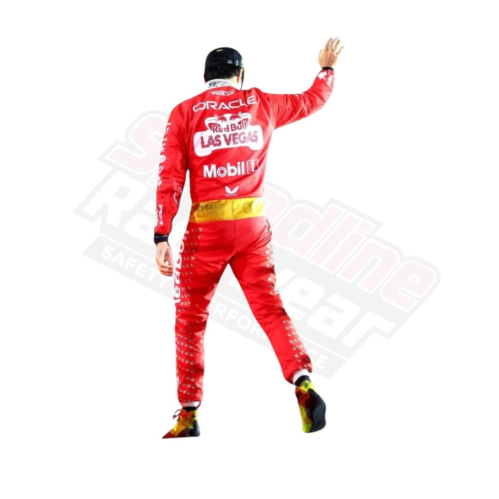 023 Las Vegas Grand Prix F1 suit back design