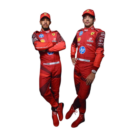 025 Scuderia Ferrari HP F1 Team new race suit front view