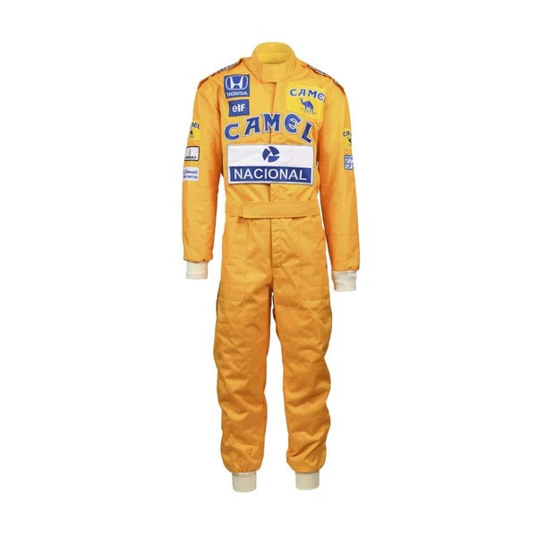 1987 Ayrton Senna F1 Racing Suit – Lotus Replica Edition 1