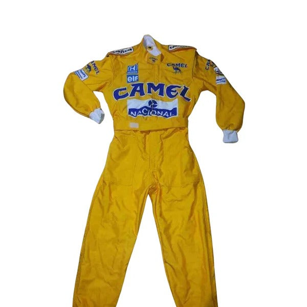1987 Ayrton Senna F1 Racing Suit – Lotus Replica Edition 3