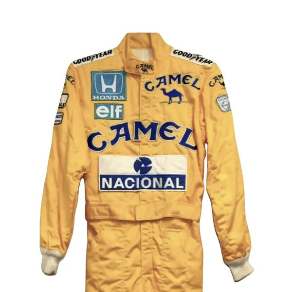 1987 Ayrton Senna F1 Racing Suit – Lotus Replica Edition 5