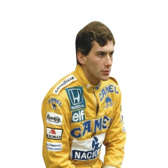 1987 Ayrton Senna F1 Racing Suit – Lotus Replica Edition 6