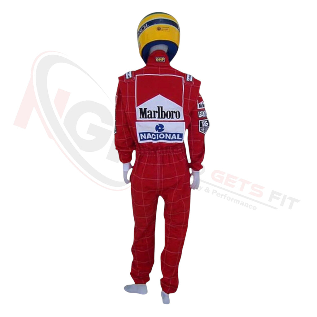 1991 Ayrton Senna Mclaren F1 Race Suit REPLICA