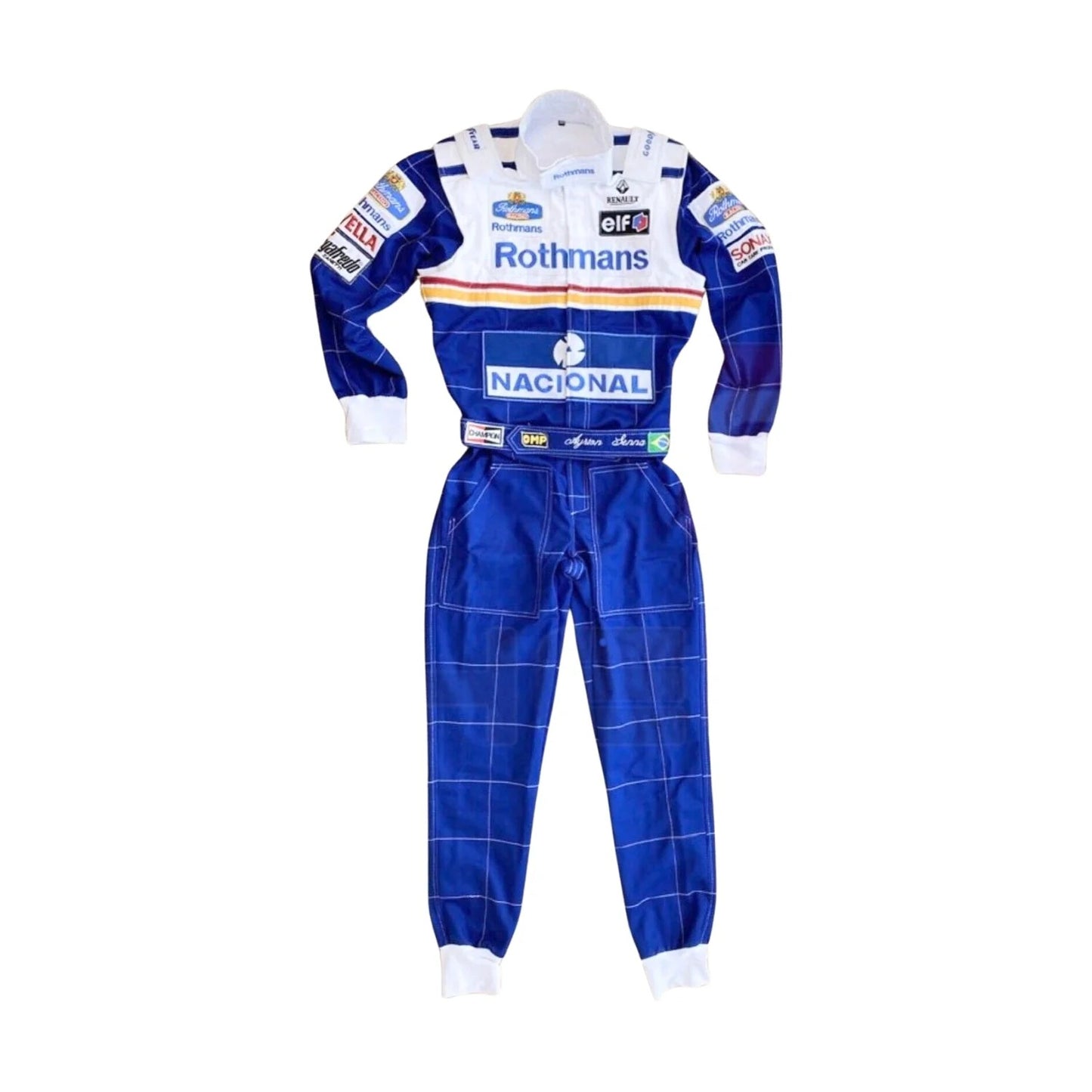 1994 Ayrton Senna Williams F1 Racing Suit Replica 2
