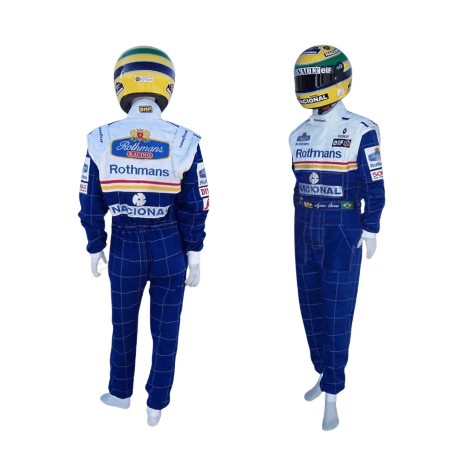 1994 Ayrton Senna Williams F1 Racing Suit Replica 3