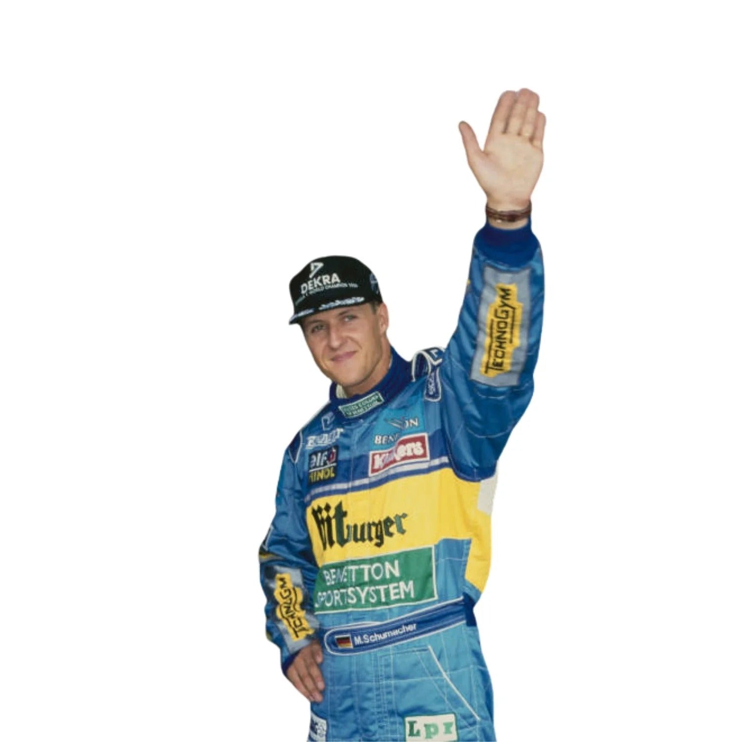 1995 Michael Schumacher Bitburger F1 Racing Suit 4