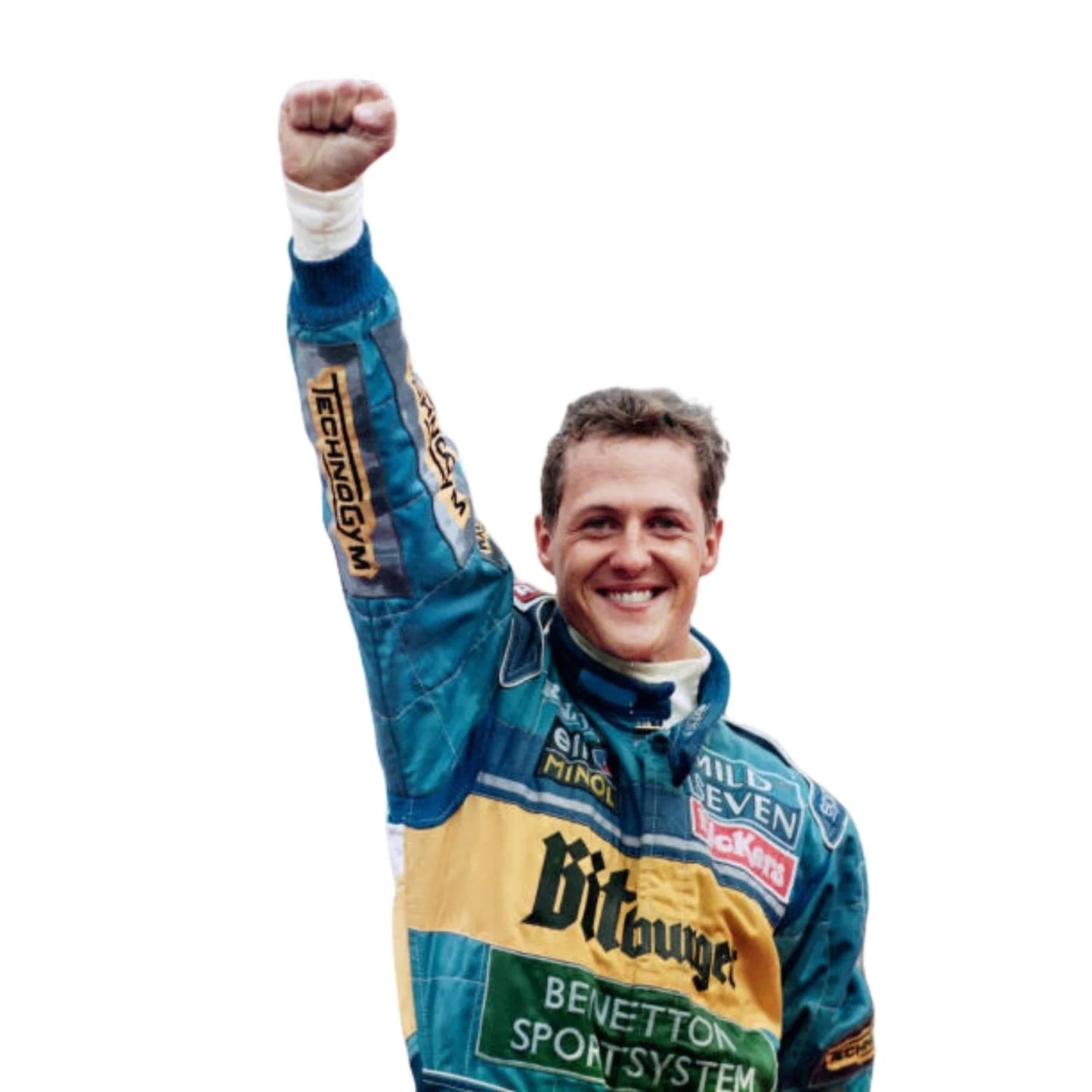 1995 Michael Schumacher Bitburger F1 Racing Suit 5