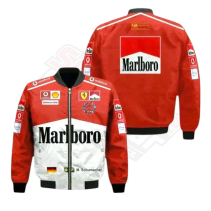 2005 Schumacher motorsport jacket back design