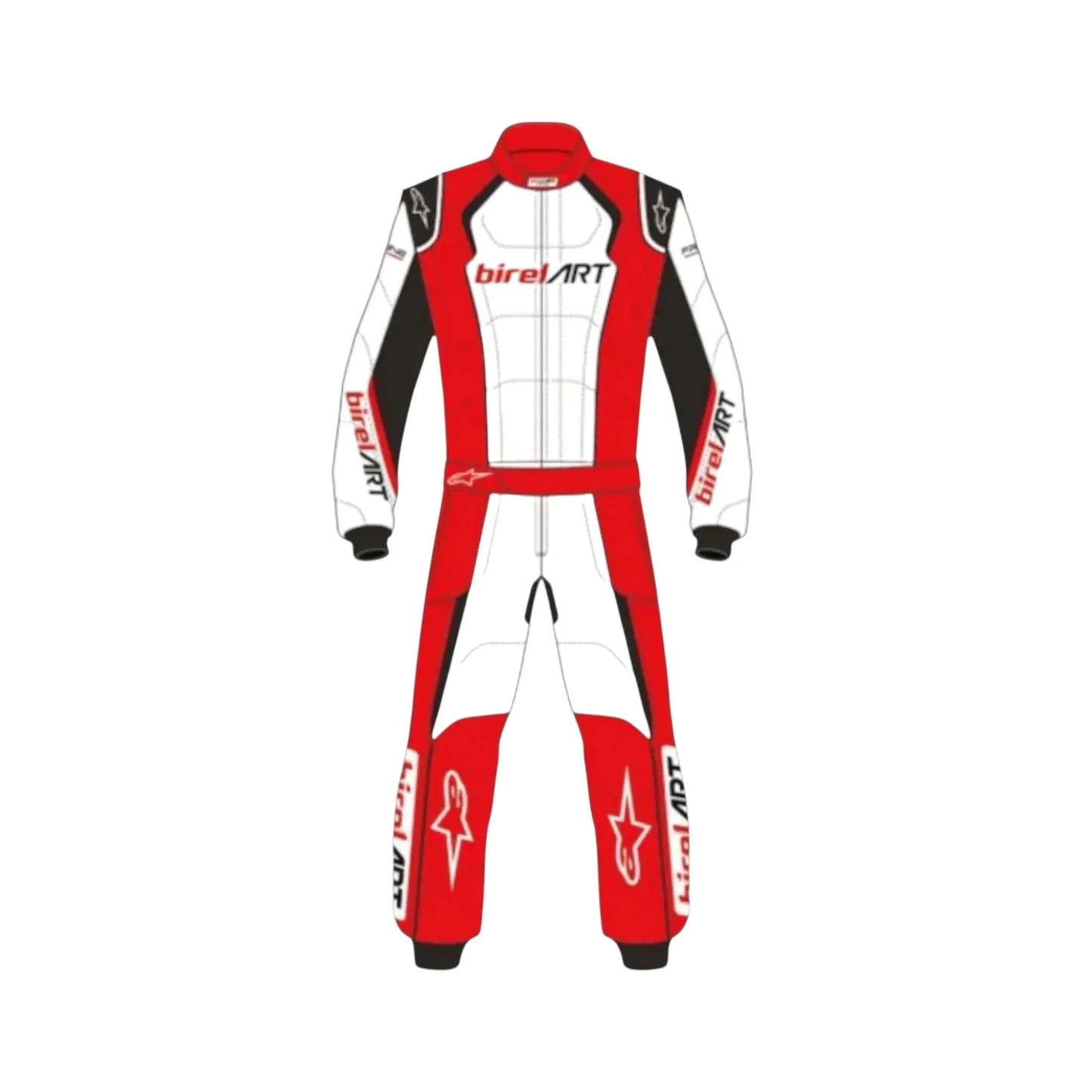 2018 Birel Art Go Kart Racing Overall Driver Suit