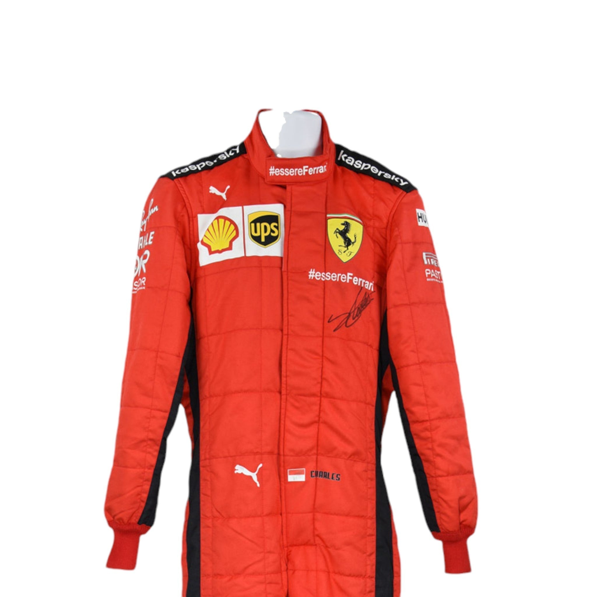 2020 Charles Leclerc Ferrari F1 Race Suit REPLICA
