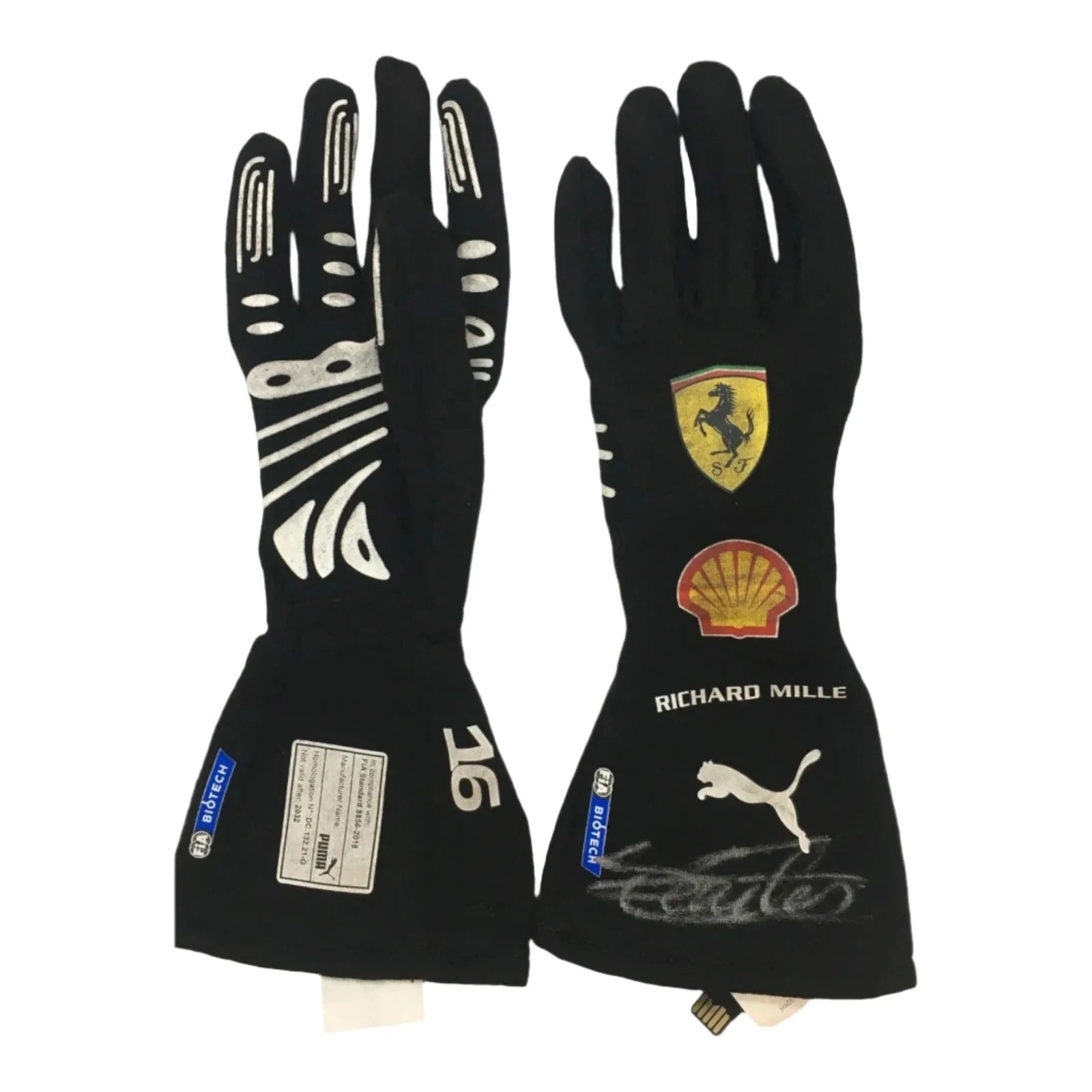 2021 Charles Leclerc Ferrari Monaco GP F1 Gloves