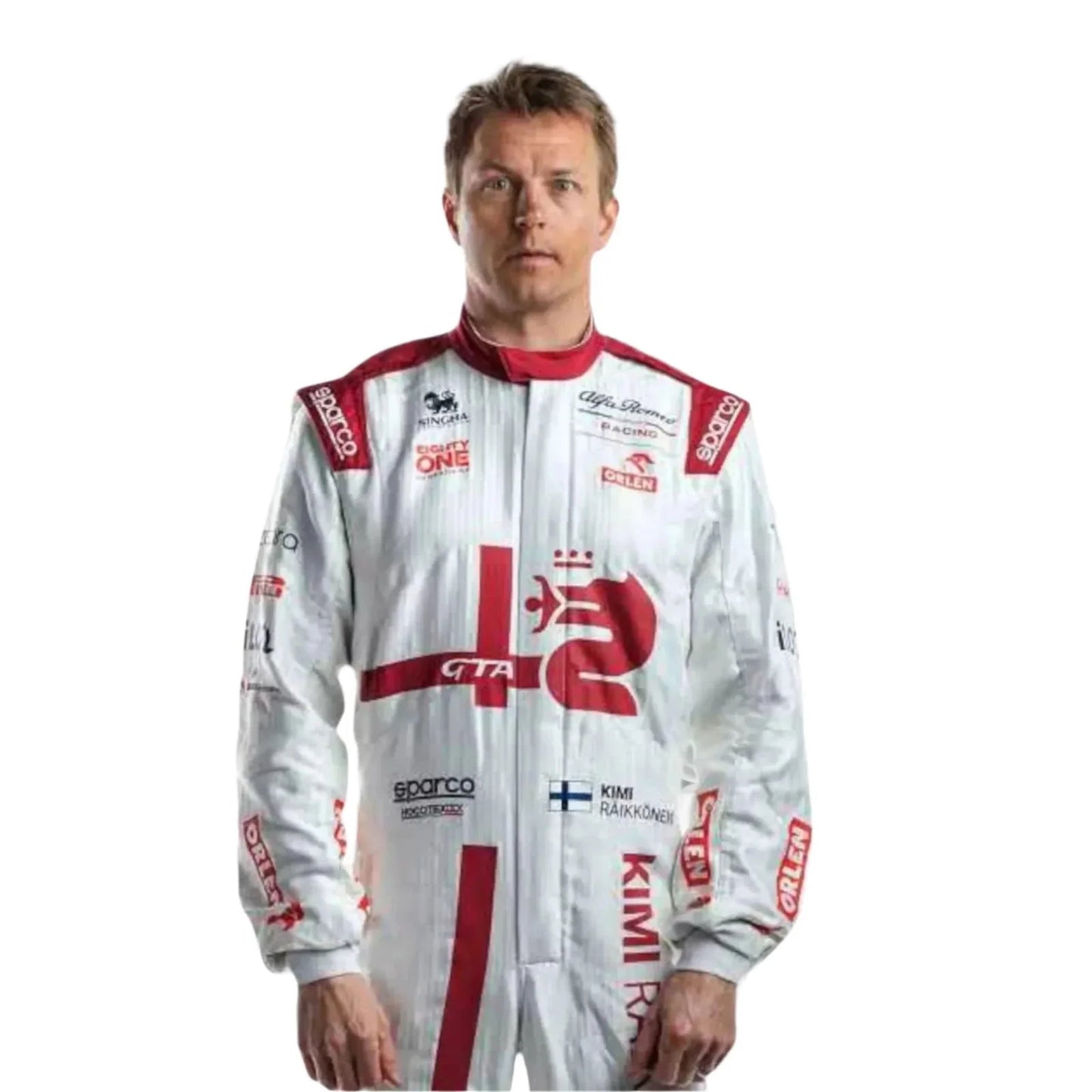 2021 Kimi Räikkönen Alfa Romeo F1 Team Race Suit