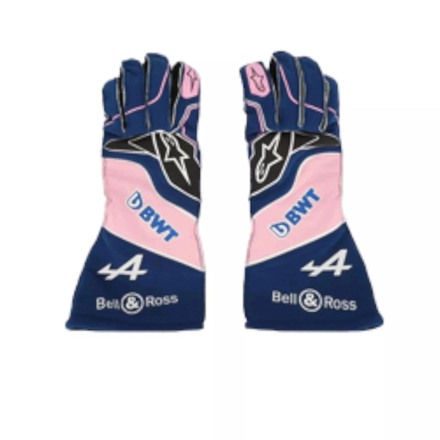 2022 Fernando Alonso Alpine F1 Race Gloves SpeedLine Racewear 715026
