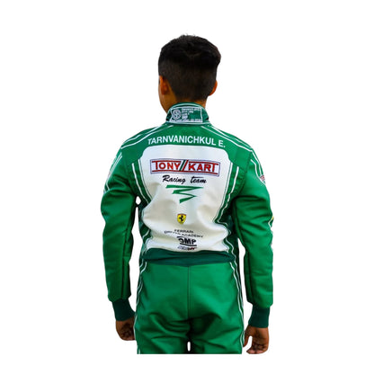 2022 Tony Kart sublimation printed go kart racing suit back