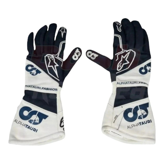 2022 Yuki Tsunoda AlphaTauri F1 Race Gloves Replica SpeedLine_Racewear