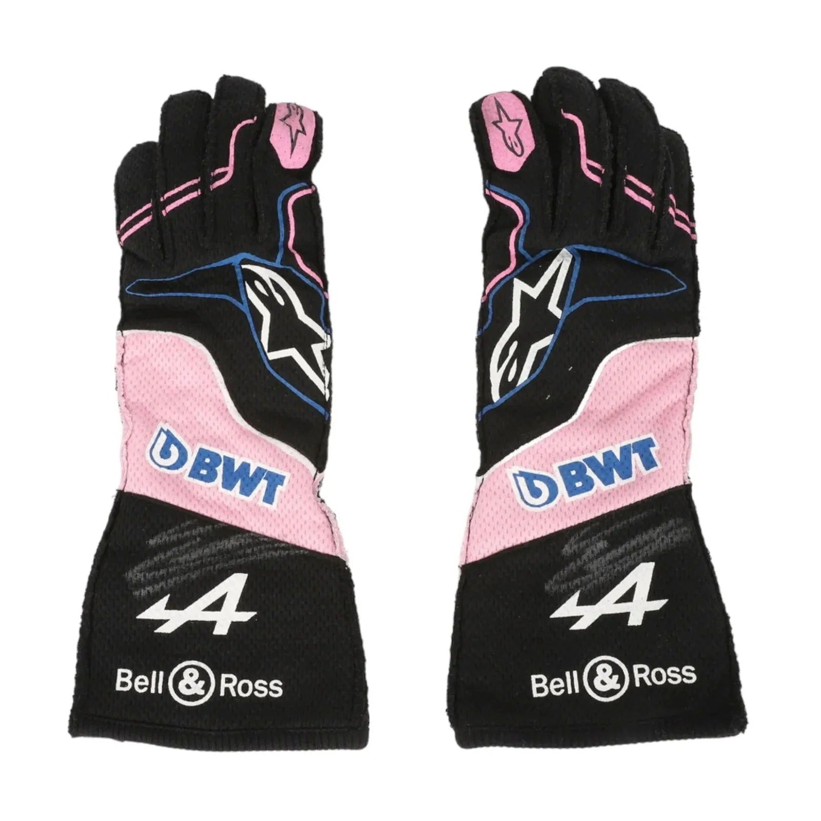 2023 Esteban Ocon Miami GP Weekend Worn Race Gloves SpeedLine Racewear 715060