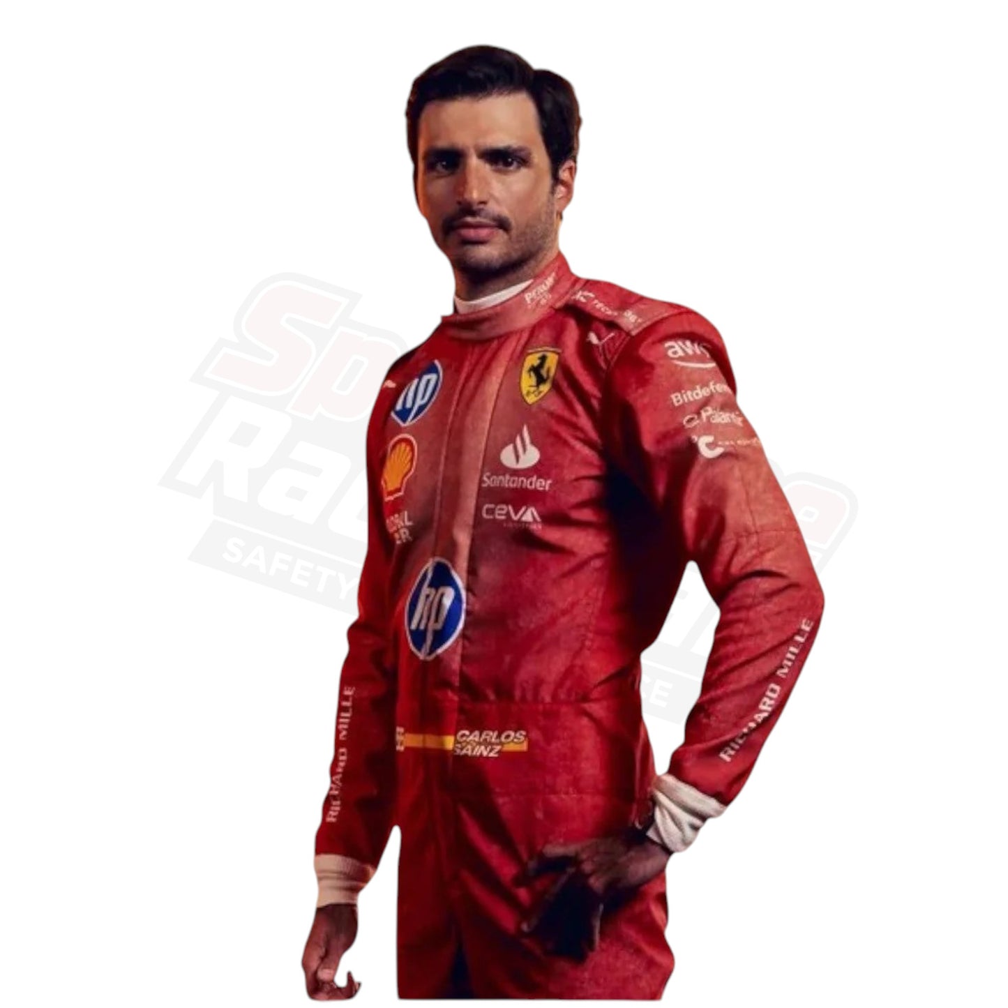 2024 Carlos Sainz Scuderia Ferrari Las Vegas GP F1 Race Suit Replica