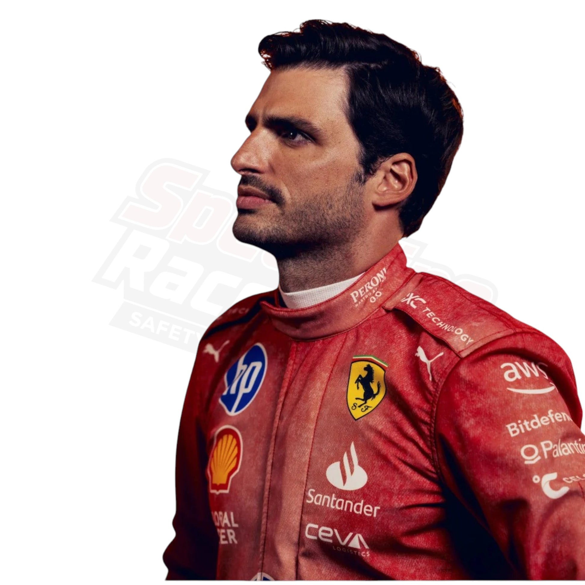 2024 Carlos Sainz Scuderia Ferrari Las Vegas GP F1 Race Suit Replica