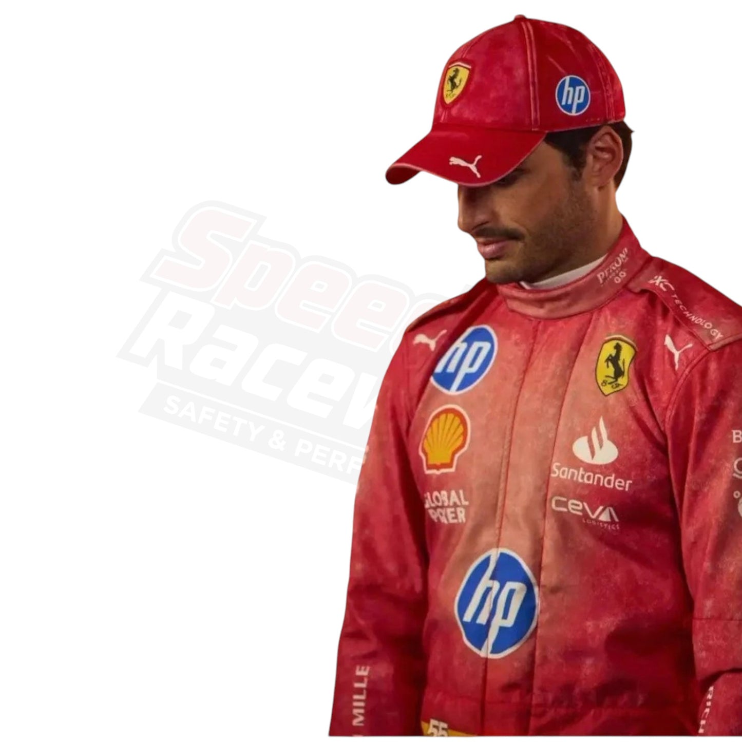2024 Carlos Sainz Scuderia Ferrari Las Vegas GP F1 Race Suit Replica