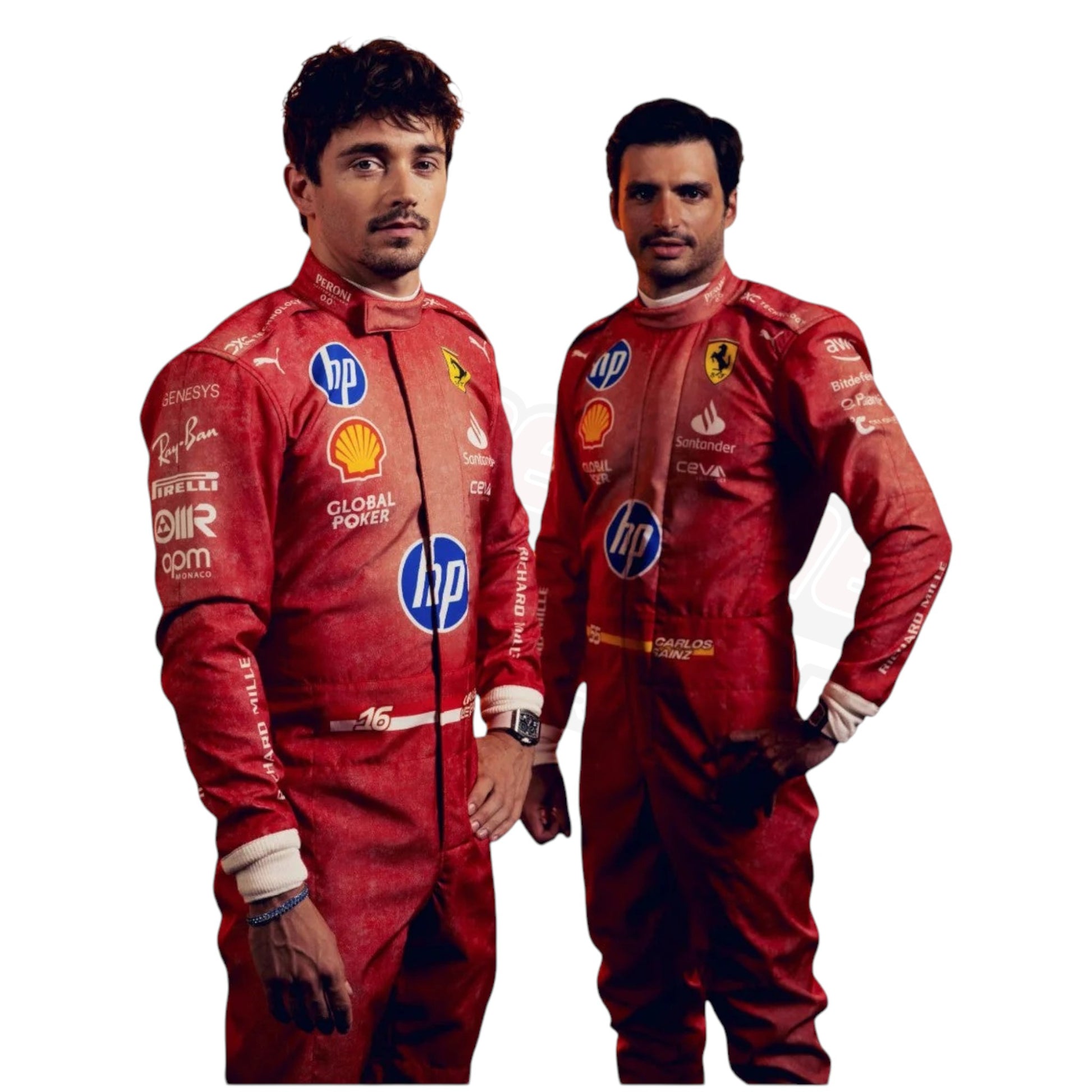 2024 Carlos Sainz Scuderia Ferrari Las Vegas GP F1 Race Suit Replica