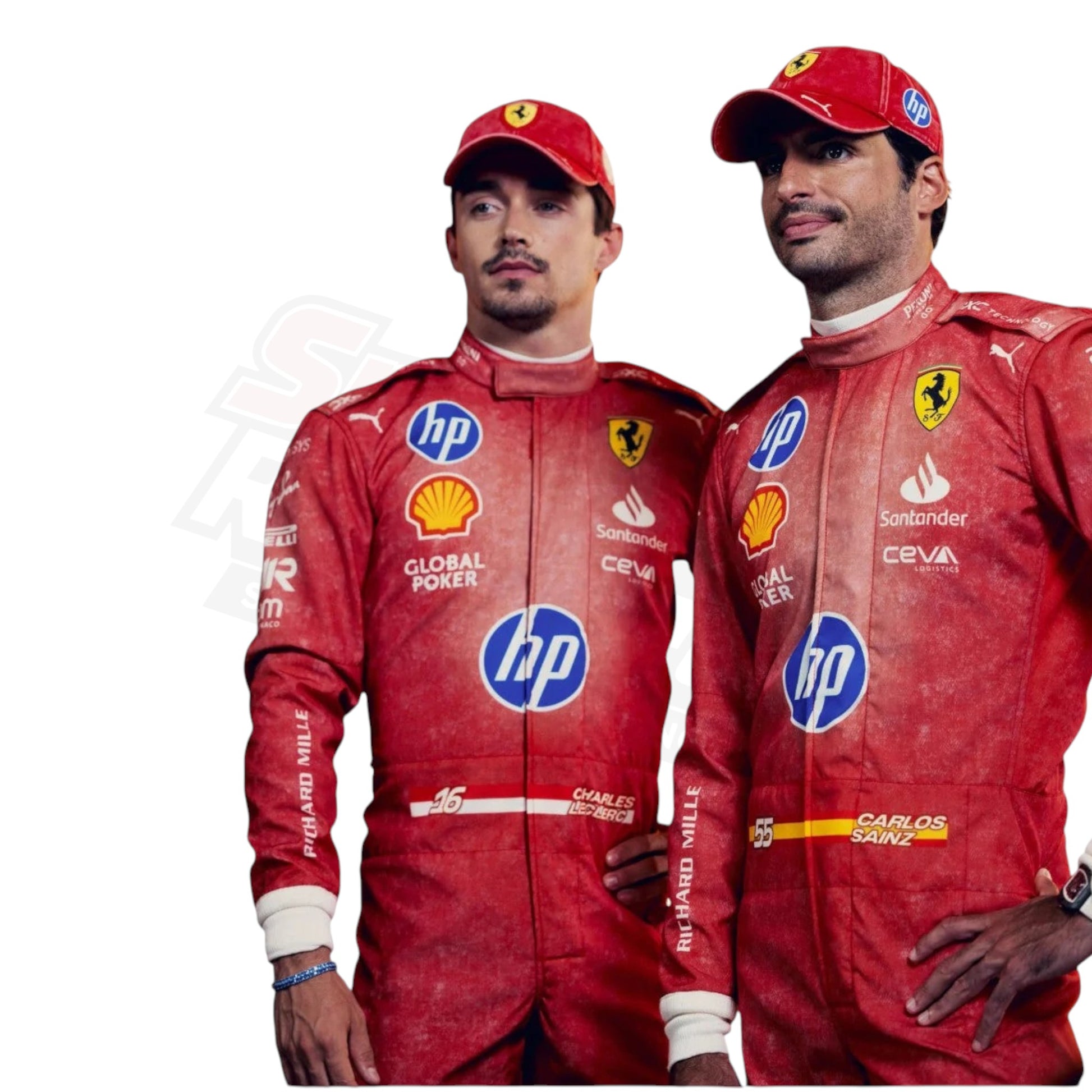 2024 Carlos Sainz Scuderia Ferrari Las Vegas GP F1 Race Suit Replica