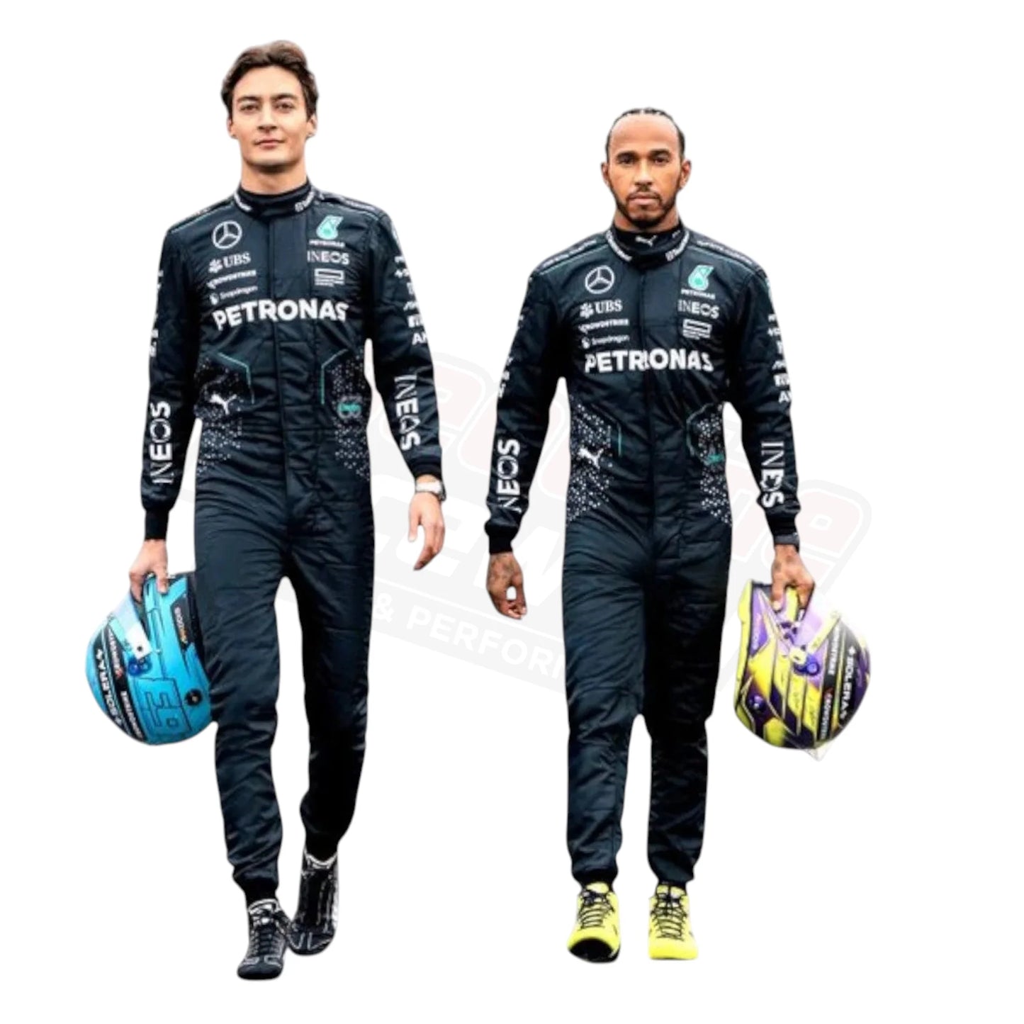 Hamilton Mercedes AMG F1 Teamwear Collection two individual