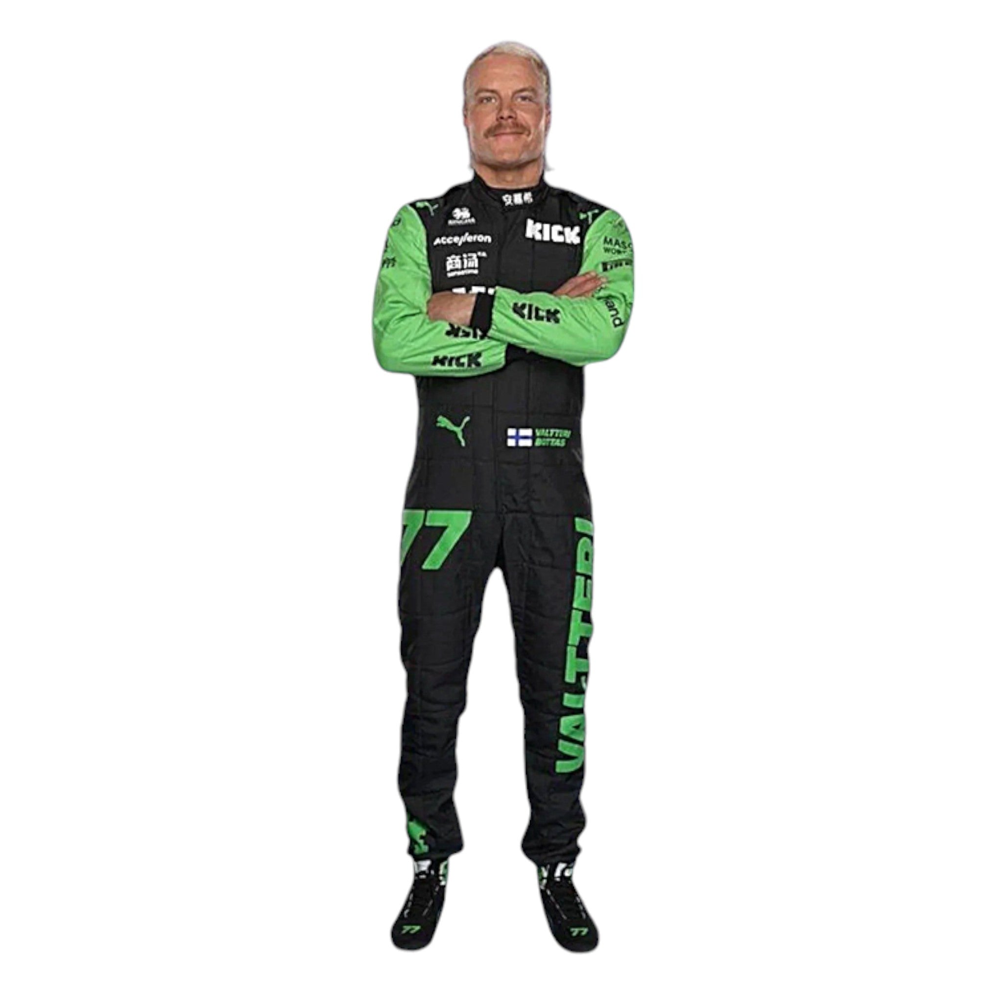 2024 Valtteri Bottas Kick Sauber F1 Team Stake Race Suit REPLICA
