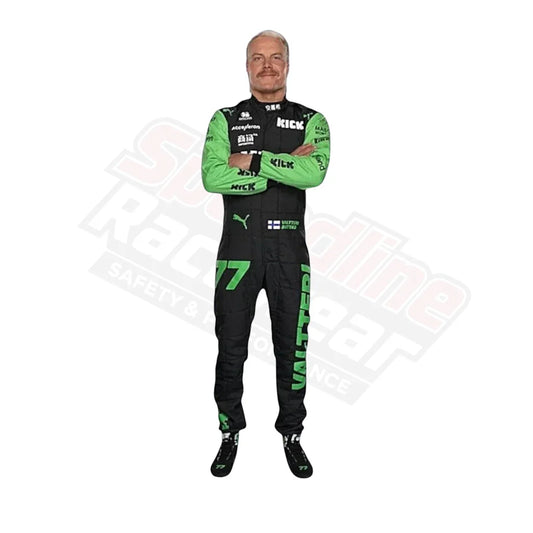 2024 Bottas Kick Sauber F1 Team Stake Race Suit front view