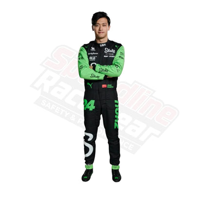 2024 Bottas Kick Sauber F1 Team Stake Race Suit front view