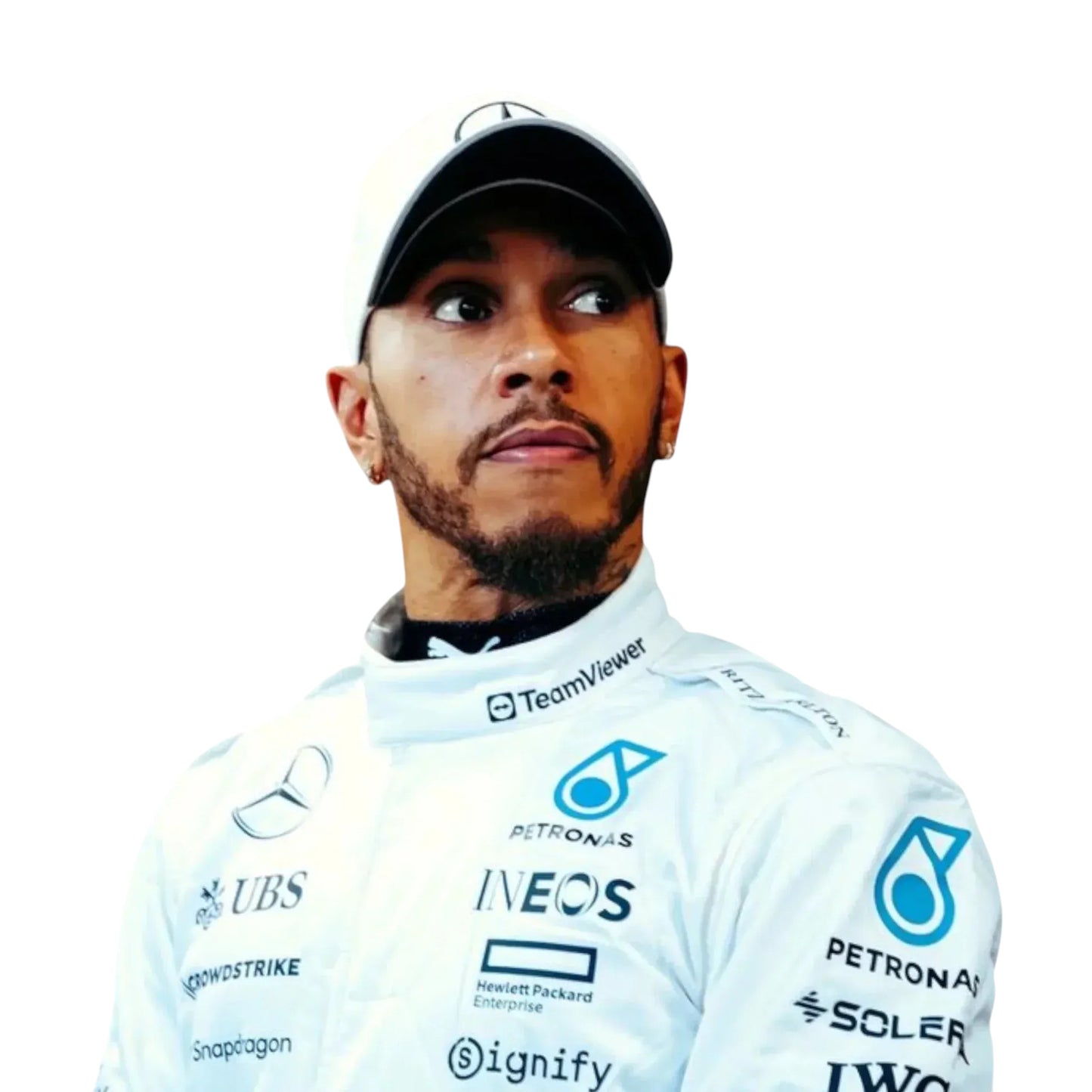 2024 Lewis Hamilton Qatar GP F1 race suit front