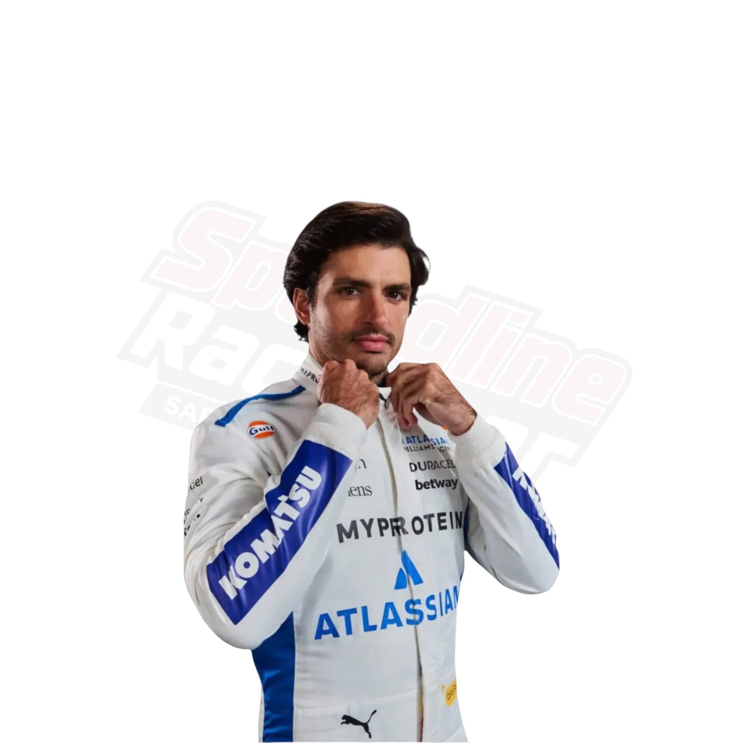 2025 Williams Carlos Sainz F1 Race Suit Replica Front View
